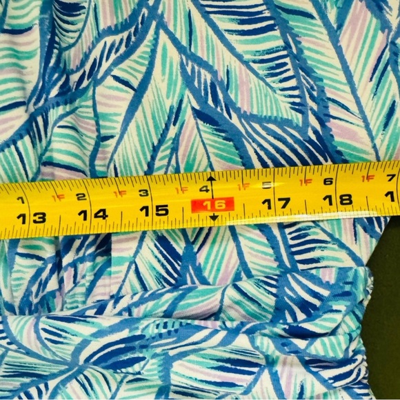 Lilly Pulitzer Parigi Dress Bennett Blue Lets Mango Size XL - Picture 9 of 10